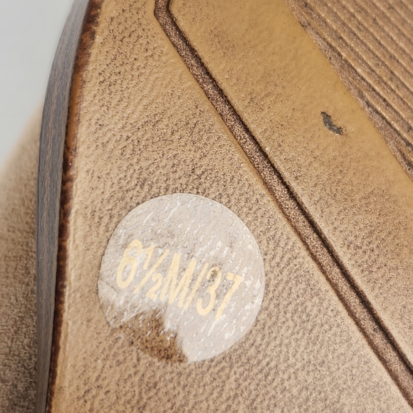 VINCE CAMUTO Women's Gannilla Suede Snake Skin Boot 6.5 Beige Leather Western - Picture 9 of 13